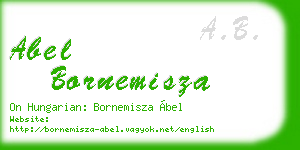 abel bornemisza business card